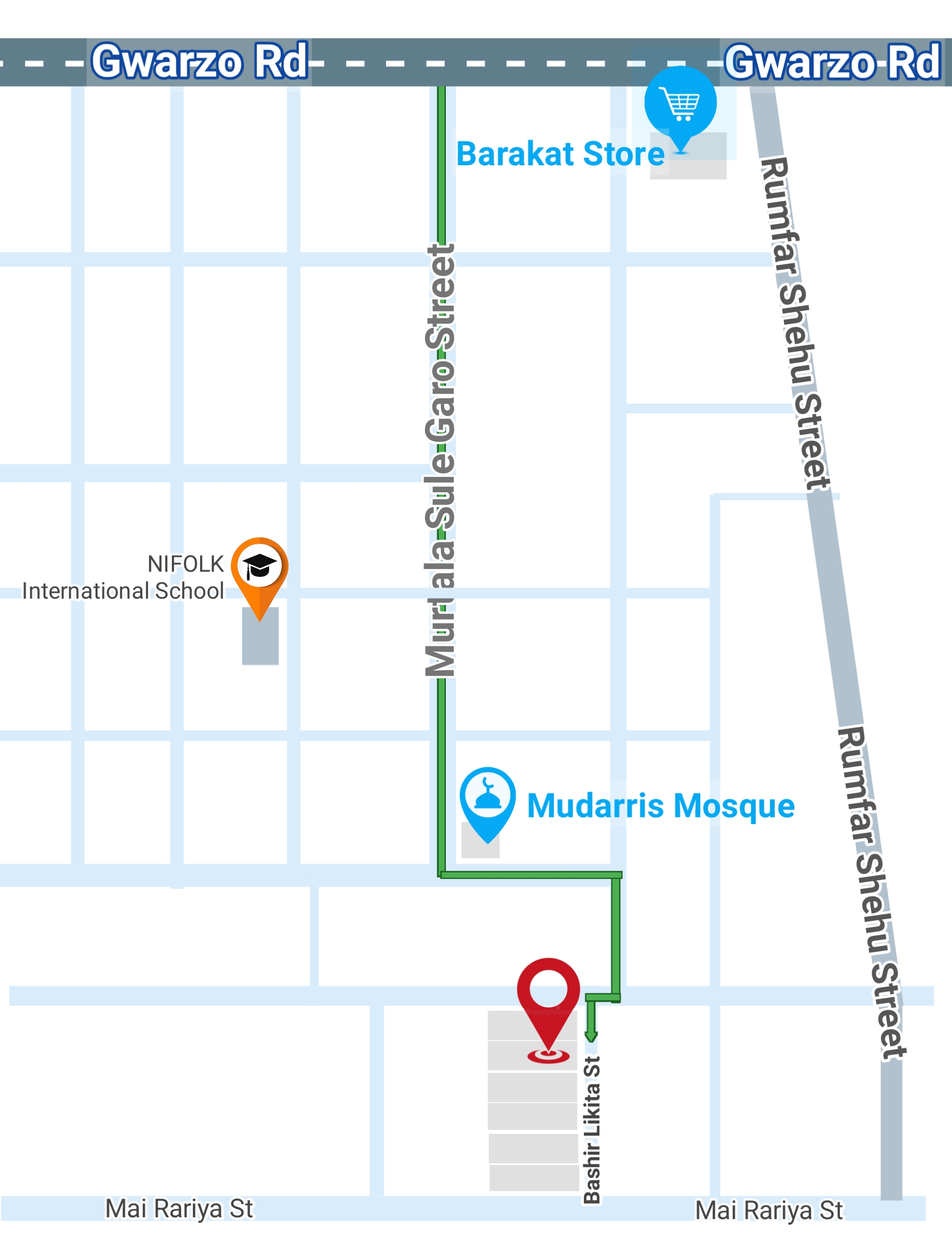 CSDRP office location map
